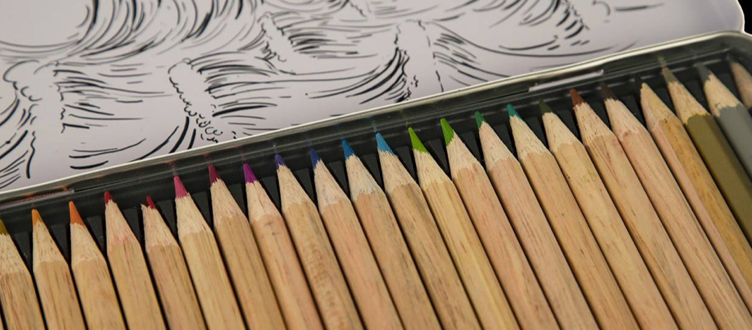 مداد رنگی 24 رنگ فلزی آریا | Colored Pencil