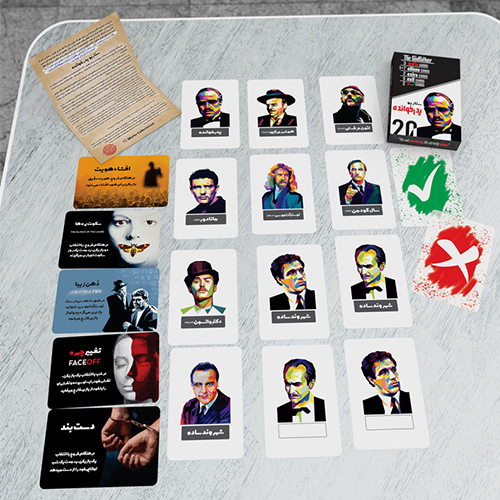 بازی فکری مافیا جیبی سناریو پدرخوانده 20 کارته | Mafia