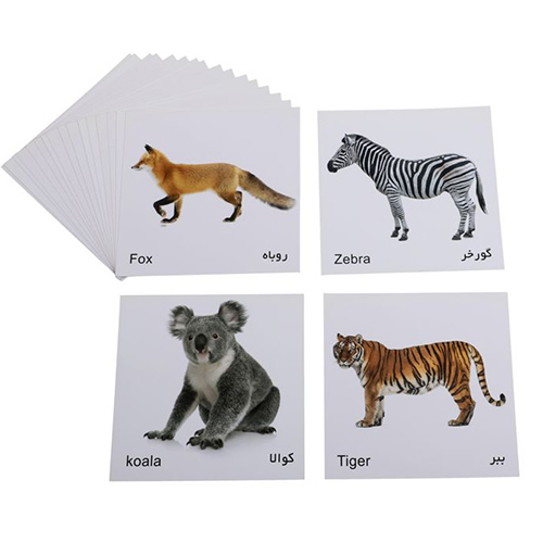 کارت پازل حیوانات جنگل