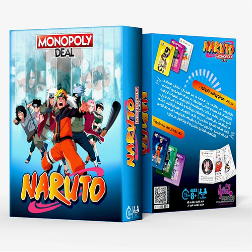 بازی فکری مونوپولی ناروتو | Monopoly Deal Naruto