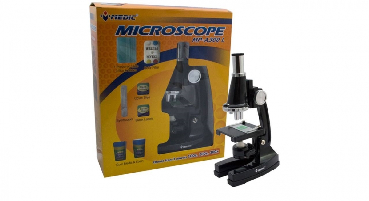 میکروسکوپ مدیک 300 برابر |  Medic Microscope MP-A300 L