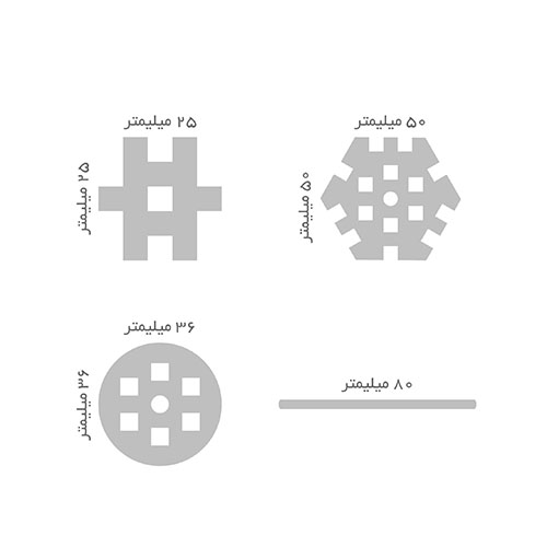 بازی فکری شیش پر نارنجی (بسته اردک)