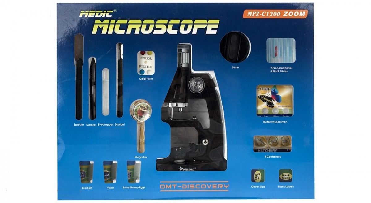 میکروسکوپ مدیک 1200 برابر | Medic Microscope MPZ-C1200