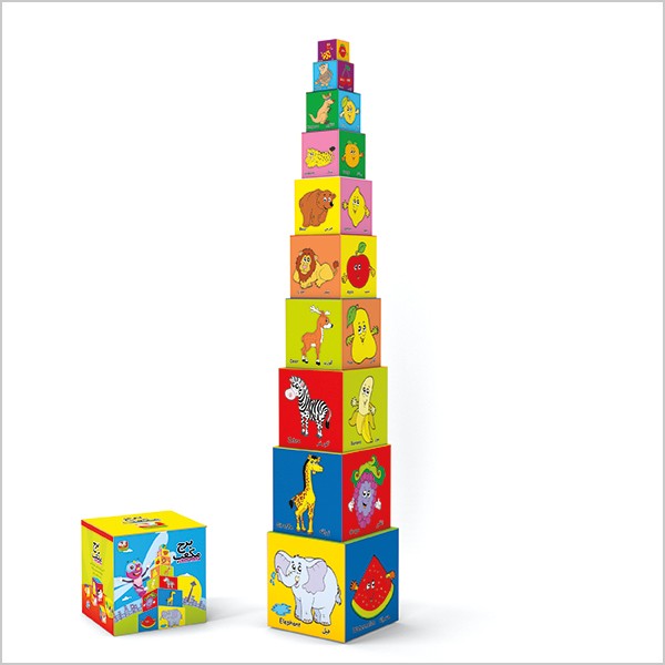 بازی فکری برج مکعب | Cube Tower